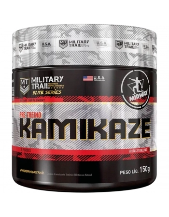 KAMIKAZE PRE-WORKOUT 150G SABOR FRUTAS VERMELHAS