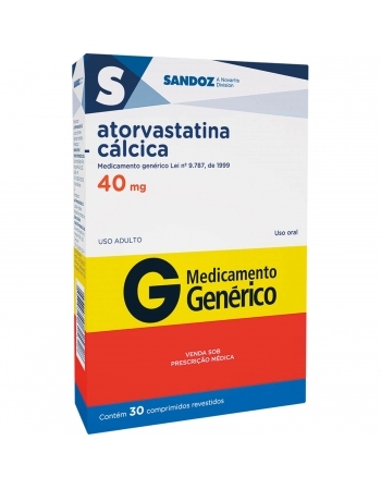 ATORVASTATINA CAL 40MG C/30COMP
