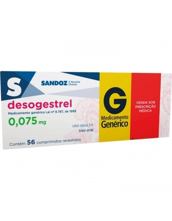 DESOGESTREL 75MCG C/ 56COMP