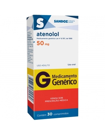 ATENOLOL 50MG C/30COMP