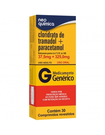 CL TRAMADOL+PAR 37,5+325MG C/30 COMP (C)