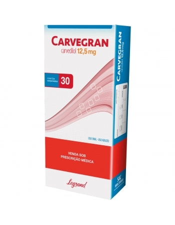 CARVEGRAN 12,5MG C/ 2X15 COMP