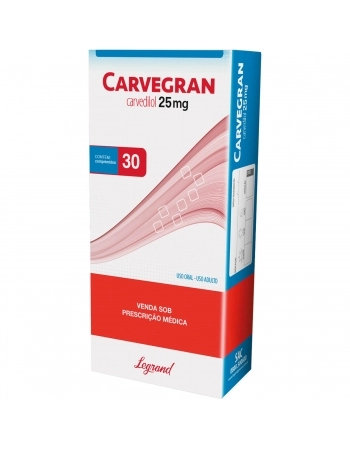 CARVEGRAN 25MG C/ 2X15 COMP