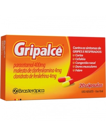 GRIPALCE C/20 CAPS.