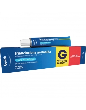 TRIANCINOLONA DE ACETONIDA ORABASE 1MG/G 10G