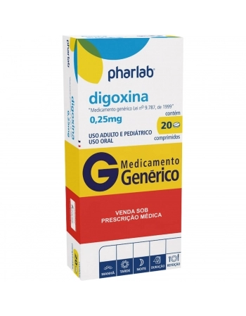 DIGOXINA 0,25MG C/20 COMP GEN