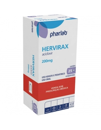 HERVIRAX 200MG C/25 COMP