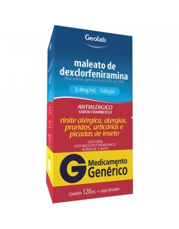 MALEATO DE DEXCLORFENIRAMINA 120ML
