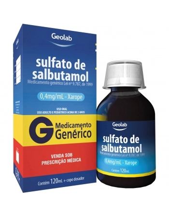 SULFATO DE SALBUTAMOL XAROPE C/120ML
