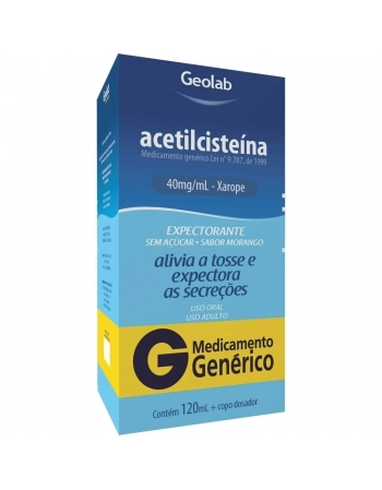ACETILCISTEINA XPE ADUL 40MG/ML C/120ML
