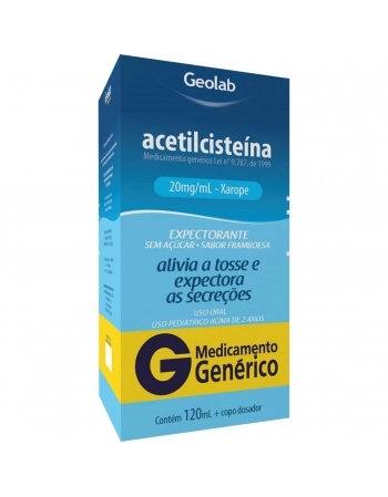 ACETILCISTEINA XPE INF 20MG/ML C/120ML