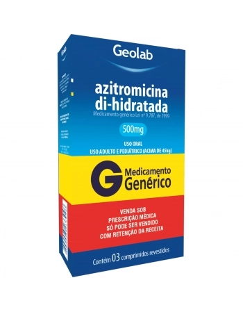 AZITROMICINA 500MG C/03 COMP