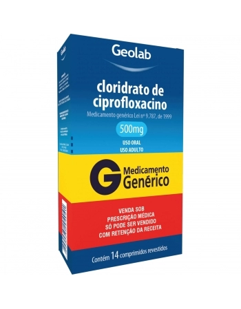 CLOR DE CIPROFLOXACINO 500MG C/14 COMP