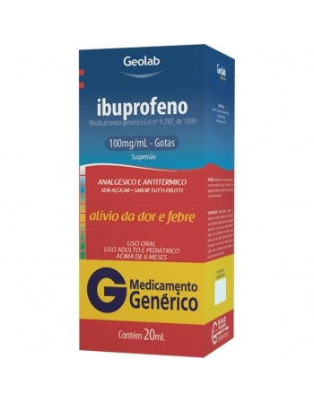 IBUPROFENO GOTAS 100MG/ML C/20ML