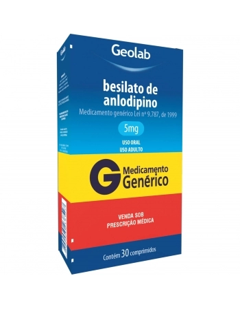BESILATO DE ANLODIPINO 5MG C/30 COMP