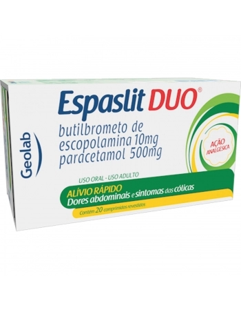 ESPASLIT DUO 500MG+10MG C/20 COMP