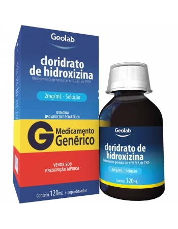 DICLOR DE HIDROXIZINA SOLUCAO C/120ML