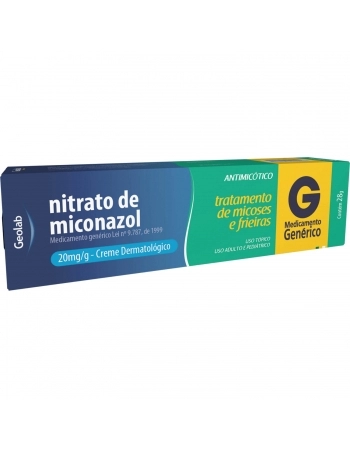 NITRATO DE MICONAZOL CREME DERM C/28G