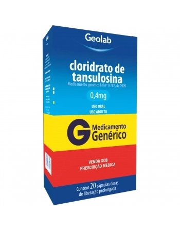 CLORIDRATO DE TANSULOSINA 0,4MG C/20 CAP
