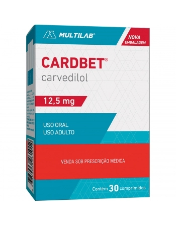 CARDBET 12,5MG C/30 COMP