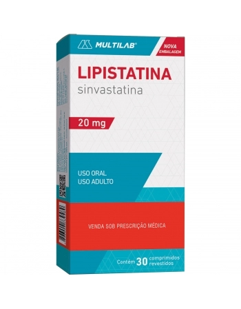 LIPISTATINA 20MG C/30 COMP