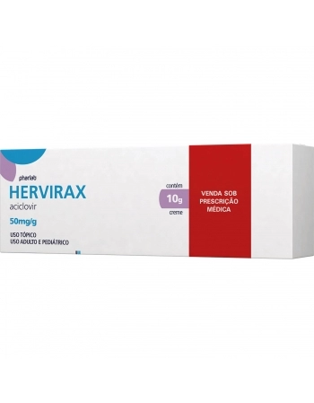 HERVIRAX 5% CREME C/10G