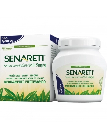 SENARETI 9MG/G GELEIA 250 GRAMAS