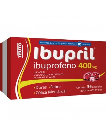 IBUPRIL 400MG 12X3 C/36 CAPS