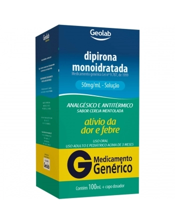 DIPIRONA SOL 50MG/ML C/100ML