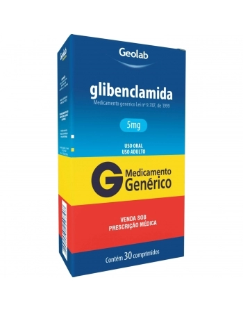 GLIBENCLAMIDA 5MG C/30 COMP