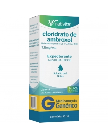 CLORIDRATO DE AMBROXOL 7,5MG/ML C/50ML