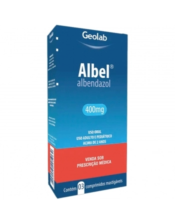 ALBEL 400MG CX C/ 3COMP