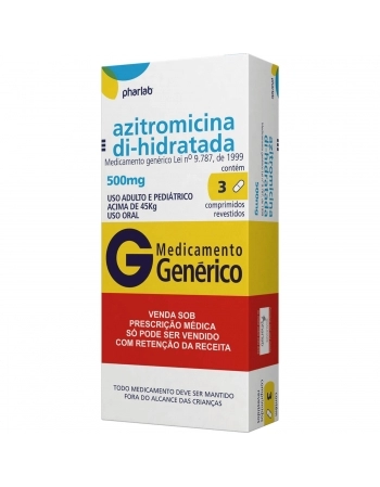 AZITROMICINA 500MG C/03 CPR