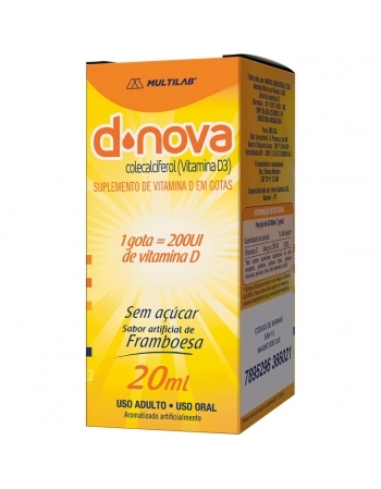 DNOVA VIT D 200UI GOTAS C/20 ML