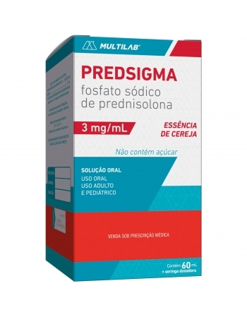 PREDSIGMA 3MG/MG SUSP C/60 ML + SERINGA
