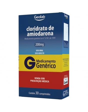 CLORIDRATO DE AMIODARONA 200MG C/ 30COMP