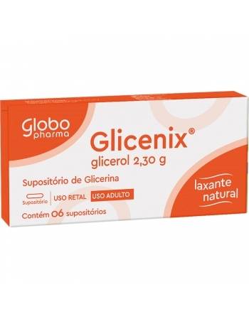 GLICENIX ADULTO 2,30G C/6 SUPOSITORIOS