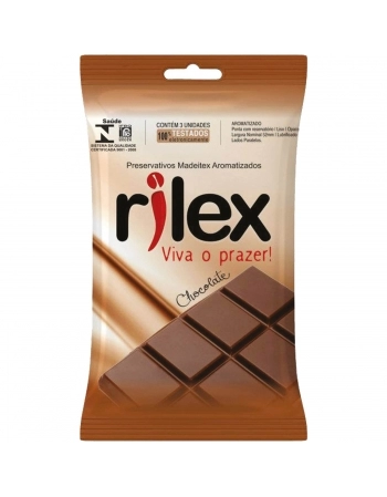 PRES. RILEX CHOCOLATE SACHE C/3 UNID