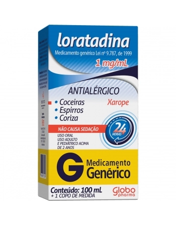 LORATADINA XPE C/100 ML GEN GLOBO