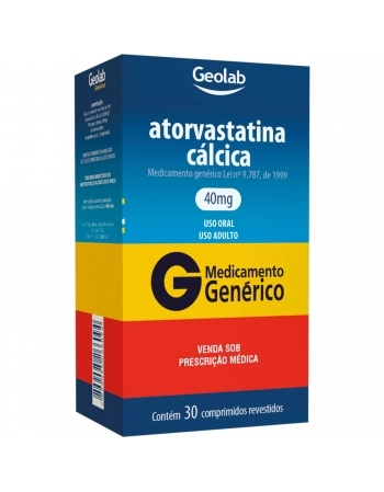 ATORVASTATINA CALCICA 40MG C/30 COMP
