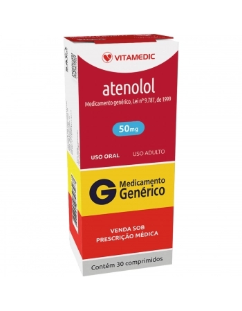 ATENOLOL 50MG C/30 COMP GEN. VITAPAN