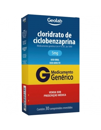 CLOR. CICLOBENZAPRINA 5MG C/30 COMP
