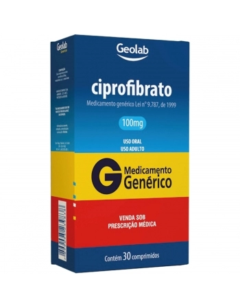 CIPROFIBRATO 100MG C/30 COMP