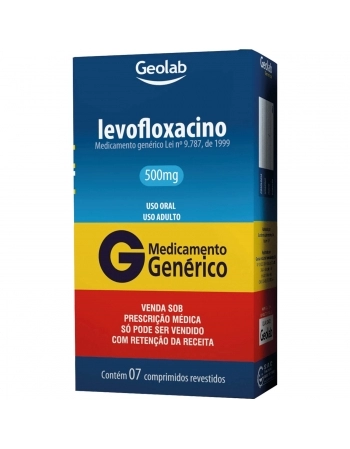 LEVOFLOXACINO 500MG C/7 COMP REV