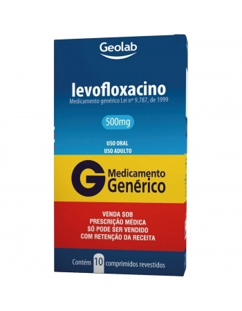 LEVOFLOXACINO 500MG C/10 COMP REV
