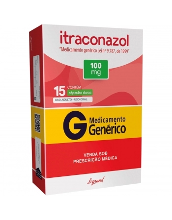 ITRACONAZOL 100MG C/ 15 CAP GEN