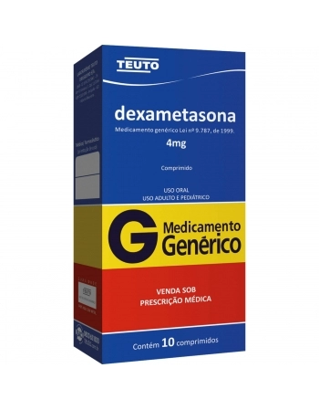 DEXAMETASONA 4MG C/ 10COMP GEN