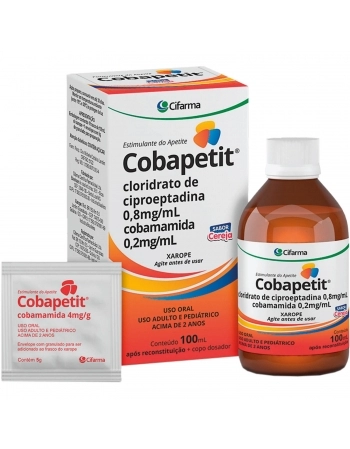 COBAPETIT 0,8MG/ML+4MG/G XPE C/100 ML