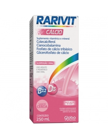 RARIVIT CALCIO SUSP ORAL C/250 ML
