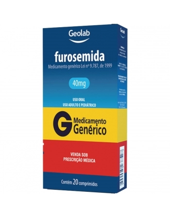 FUROSEMIDA 40MG C/20 COMP